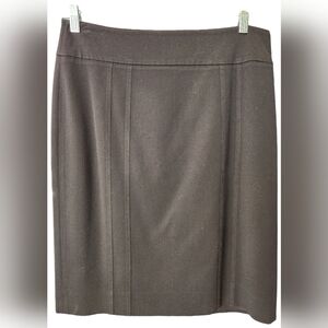 White House Black Market black pencil skirt  with back slit and accent buttons
